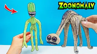 Plush ► Making Monster Giraffe and Stick Spider from the game Zoonomaly! *How To Make* Cool Crafts