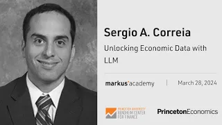 Sergio Correia on Unlocking Economic Data with LLM