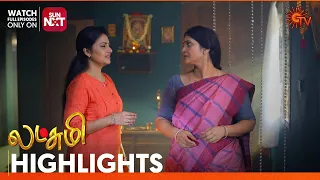 Lakshmi  - Highlights | 18 March 2024  | Tamil Serial | Sun TV