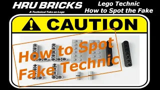 Lego | How to Spot Fake Lego Technic | Lego Vs Lepin