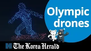 Amazing drones at PyeongChang Olympics