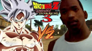 Battle of Games! | Ultra Instinct Goku Vs. CJ Carl Johnson! | Dragon Ball Z Budokai Tenkaichi 3 Mods