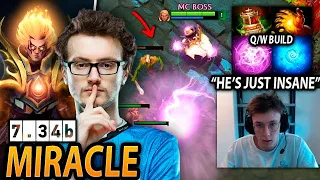 MIRACLE Invoker surprised EVERYONE after this INSANE Quas Wex Performance on STREAM