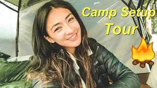 LIVING IN A TENT🌲: My Yosemite Camp Setup Tour | Hobo Ahle