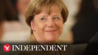 Live: Angela Merkel receives Germany’s highest Order of Merit
