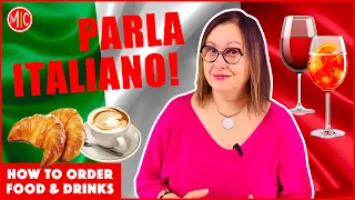 Italian Speaking Practice: How to Order at the Bar & Restaurant | PARLA ITALIANO!