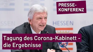 Volker Bouffier informiert über die aktuellen Entwicklungen | Pressekonferenz 18.03.2021