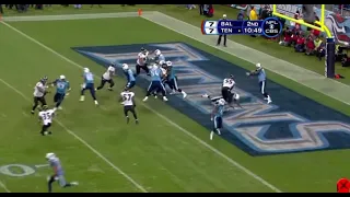 Ray Lewis HIT STICK on Titans FB Ahmard Hall