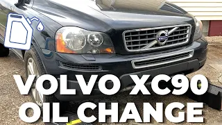 How To Change Oil 2010 Volvo XC90 3.2L | 2007-2014 Volvo XC90 Oil Change