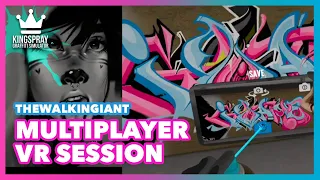 Kingspray Graffiti Online #16 VR Multiplayer | I Stumble Upon A CRAZYYY Wall!!!! 🤣