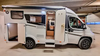 New 2024 SMALLEST 5.95m Luxury Campervan Has a BIG Hidden Shower - Sunlight V60 Adventure Edition