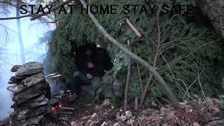 6 SHELTER BUILDINGS FROM START TO FINISH!! BUSHCRAFT  PRIMITIVE TECHNOLOGY