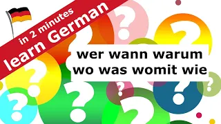 W-Fragen, wer, was, wo , wie, womit, warum | Deutsch lernen #deutschlernen #learngerman #A1 #A2