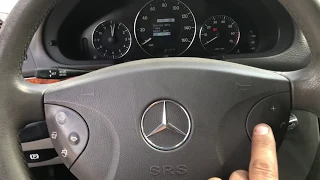 2005 Mercedes E-500 Clear Oil Change Light