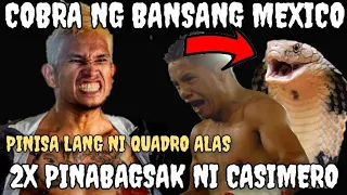 COBRA NG BANSANG MEXICO 2 Rounds lang ang INABOT sa KAMAY ni PINOY BOXER na si CASIMERO