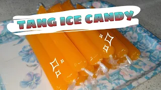 How to make TANG Orange Ice Candy (pang negosyo!)