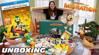 Unboxing MIGRATION Movie Goodies to Celebrate it's Release on Digital, 4K, DVD & Blu-ray!