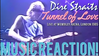 WONDERFUL FUN NIGHT!!🎡Dire Straits - Tunnel of Love Live at Wembley Arena ‘85 Music Reaction🔥