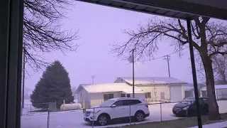 Thunder Snow Storm 03/02/2024