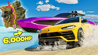 6,000HP Lamborghini vs 650HP Lamborghini in The Crew Motorfest!