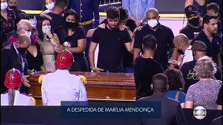 Enterro Marília Mendonça- Globo