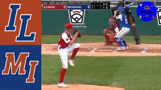 LLWS 2021 Great Lakes Region Semifinal | Illinois v Michigan | Little League World Series Highlights