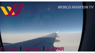 Germanwings A319 4U2045 Full Flight Hamburg - Stuttgart [HD]