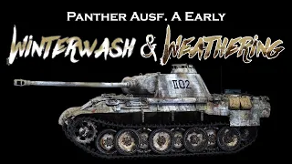 My first Panther - How to make a winter white wash - Panther Ausf A early from Meng