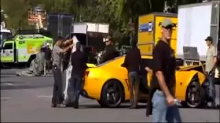 Bumblebee was damaged during the filming of Transformers 3