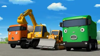 Strong Heavy Vehicles Episodes | Tayo the Little Bus S4-S6 | Tayo Sing along show (60 mins)