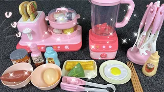 23 minutes satisfying open Pink Kitchen Cooking set, Mickey's Ice Cream Shop Toys review ASMR