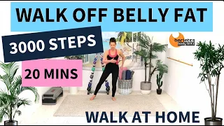 20 WALKING WORKOUT FOR FAT LOSS // Barlates WALK OFF BELLY FAT 3000 Step Walk and Talk!