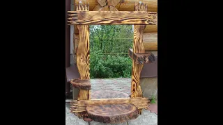 Рамки для зеркала своими руками из дерева
