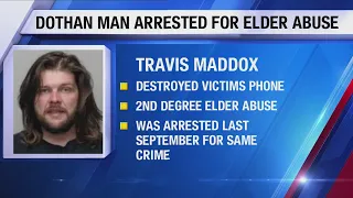 Man charged with elder abuse again