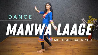 Manwa Laage | Easy Semi classical Choreography | Yellow Class | Manisha Mam