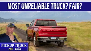 Consumer Reports 2021 Least Reliable Trucks - GM Dominates?