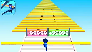 New Satisfying Mobile Game Roof Rails Latest Update Top Gameplay Walkthrough iOS,Android All Levels