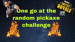 One go at the random pickaxe challenge.