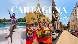 CARTAGENA COLOMBIA TRAVEL VLOG| THINGS TO DO IN CARTAGENA + PRIVATE BOAT + CHEF + MORE| GIRLS TRIP