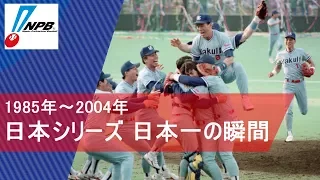 【プロ野球】日本シリーズ 日本一の瞬間(1985年～2004年)