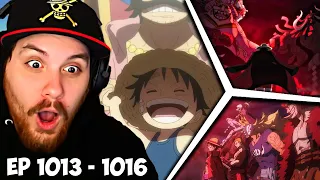 One Piece Episode 1013, 1014, 1015, 1016 Reaction - BEST ONE PIECE EPISODE EVER