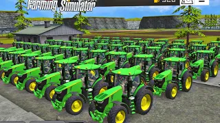 Purchase All John Deere Tractor and work field in fs 16 ! Gameplay !Timelapse!