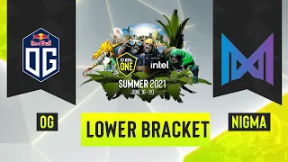 Dota2 - OG vs. Team Nigma - Game 3 - ESL One Summer 2021 - Lower Bracket