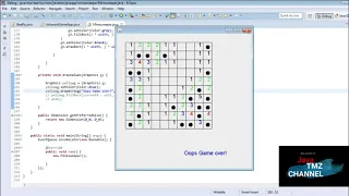 Minesweeper game made with java