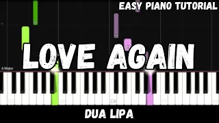 Dua Lipa - Love Again (Easy Piano Tutorial)