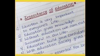 Top 10 lines on Importance of Education1 | Importance of Education| Education Katta