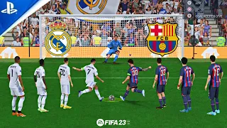 RONALDO VS MESSI ! FIFA 23 BARCELONA VS REAL MADRID ! PENALTY SHOOTOUT ! CHAMPIONS LEAGUE FINAL