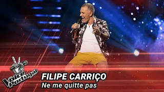 Filipe Carriço - "Ne Me Quittes Pas" | Blind Audition | The Voice Portugal