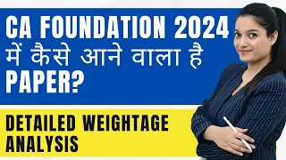 New Schemes Detailed Topic Wise Weightage Discussion CA Foundation | Announcement