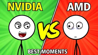 NVIDIA Gamers VS AMD Gamers (BEST MOMENTS)